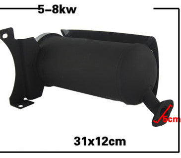 5-8kw Vibration Rod Silencer Exhaust Pipe Assembly