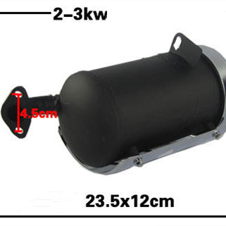 5-8kw Vibration Rod Silencer Exhaust Pipe Assembly