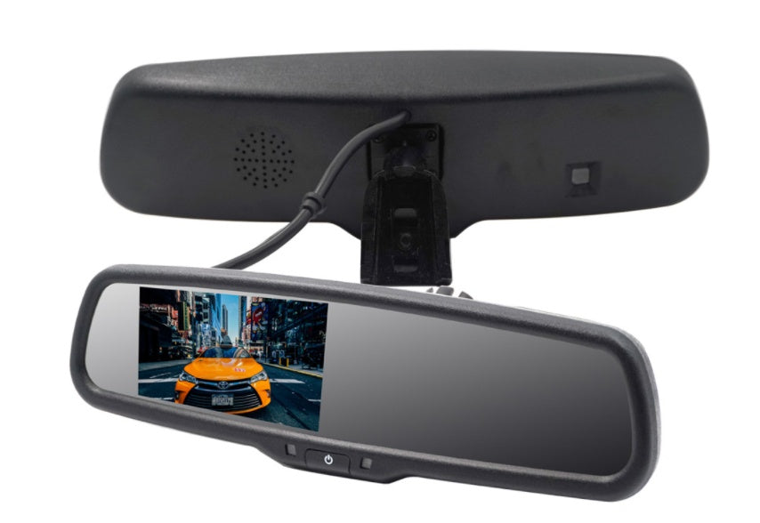 4.3 inch monitor with auto-dimming rearview mirror