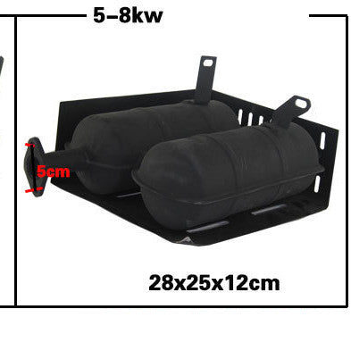 5-8kw Vibration Rod Silencer Exhaust Pipe Assembly