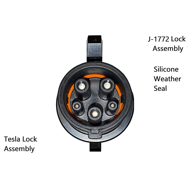 Tesla Adapter Fast Charging Connector Type 1 Socket Switch Adapter EV Charger Converter With Plug